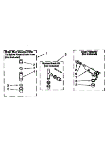 Water System parts for Kenmore Washer 110.92586400 (11092586400, 110 92586400) from AppliancePartsPros.com