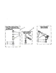 Water System parts for Kenmore Washer 110.92586410 (11092586410, 110 92586410) from AppliancePartsPros.com