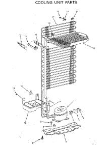 Unit Parts parts for Kenmore Refrigerator 564.9600490 (5649600490, 564 9600490) from AppliancePartsPros.com