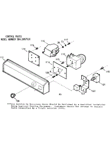 Control Parts parts for Kenmore Microwave 564.9907510 (5649907510, 564 9907510) from AppliancePartsPros.com