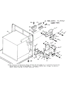 Cabinet Parts parts for Kenmore Microwave 564.9907510 (5649907510, 564 9907510) from AppliancePartsPros.com