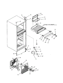 Thermo Panel / Fan Motor & Partition parts for Kenmore Refrigerator 564.99482990 (56499482990, 564 99482990) from AppliancePartsPros.com