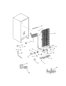 Unit parts for Kenmore Refrigerator 564.99482990 (56499482990, 564 99482990) from AppliancePartsPros.com