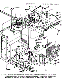 Cavity Parts parts for Kenmore Microwave 564.9977910 (5649977910, 564 9977910) from AppliancePartsPros.com
