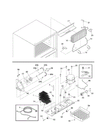 System parts for Kenmore Refrigerator 253.69242703 (25369242703, 253 69242703) from AppliancePartsPros.com