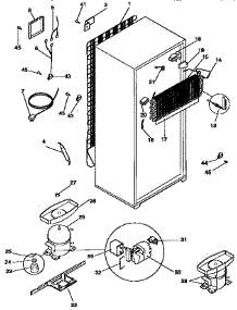 Unit Parts parts for Kenmore Refrigerator 253.69807891 (25369807891, 253 69807891) from AppliancePartsPros.com