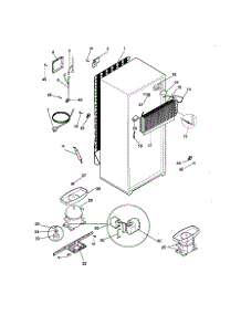System parts for Kenmore Refrigerator 253.69837990 (25369837990, 253 69837990) from AppliancePartsPros.com