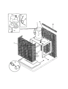 Compressor parts for Kenmore Air Conditioner 253.70066000 (25370066000, 253 70066000) from AppliancePartsPros.com