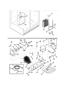 System parts for Kenmore Refrigerator 253.54703404 (25354703404, 253 54703404) from AppliancePartsPros.com