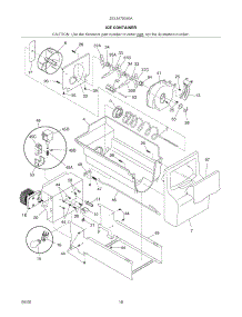 Ice Container parts for Kenmore Refrigerator 253.5470340A (2535470340A, 253 5470340A) from AppliancePartsPros.com