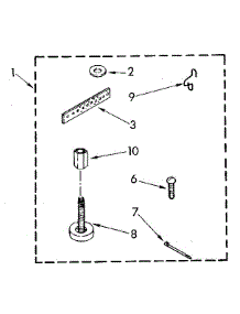 Miscellaneous parts for Kenmore Washer 110.82984700 (11082984700, 110 82984700) from AppliancePartsPros.com