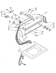 Console Panel parts for Kenmore Washer 110.82984810 (11082984810, 110 82984810) from AppliancePartsPros.com