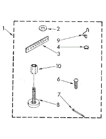 Miscellaneous parts for Kenmore Washer 110.82984810 (11082984810, 110 82984810) from AppliancePartsPros.com