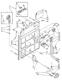 Rear Panel parts for Kenmore Washer 110.82984810 (11082984810, 110 82984810) from AppliancePartsPros.com