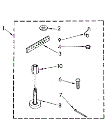 Miscellaneous parts for Kenmore Washer 110.82984820 (11082984820, 110 82984820) from AppliancePartsPros.com