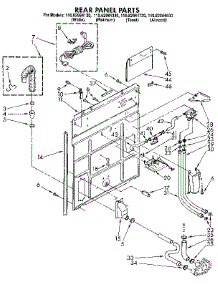 Rear Panel parts for Kenmore Washer 110.82984830 (11082984830, 110 82984830) from AppliancePartsPros.com