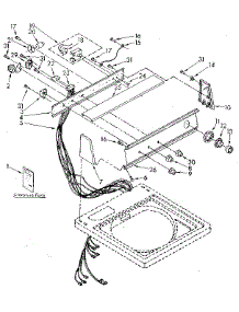 Console Panel parts for Kenmore Washer 110.82992100 (11082992100, 110 82992100) from AppliancePartsPros.com