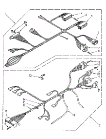 Wiring Harness parts for Kenmore Washer 110.82992110 (11082992110, 110 82992110) from AppliancePartsPros.com