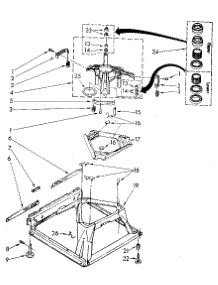Machine Base parts for Kenmore Washer 110.82992800 (11082992800, 110 82992800) from AppliancePartsPros.com
