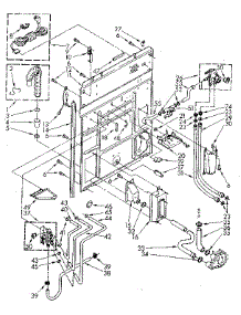 Rear Panel parts for Kenmore Washer 110.82992800 (11082992800, 110 82992800) from AppliancePartsPros.com