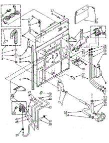 Rear Panel parts for Kenmore Washer 110.82993110 (11082993110, 110 82993110) from AppliancePartsPros.com