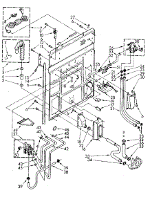 Rear Panel parts for Kenmore Washer 110.82993300 (11082993300, 110 82993300) from AppliancePartsPros.com