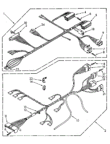 Wiring Harness parts for Kenmore Washer 110.82993310 (11082993310, 110 82993310) from AppliancePartsPros.com