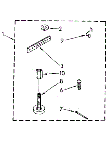Miscellaneous parts for Kenmore Washer 110.82993800 (11082993800, 110 82993800) from AppliancePartsPros.com