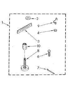 Miscellaneous parts for Kenmore Washer 110.82993810 (11082993810, 110 82993810) from AppliancePartsPros.com