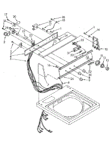 Console Panel parts for Kenmore Washer 110.82993810 (11082993810, 110 82993810) from AppliancePartsPros.com
