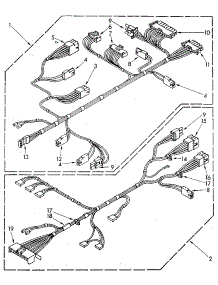 Wiring Harness parts for Kenmore Washer 110.82994100 (11082994100, 110 82994100) from AppliancePartsPros.com