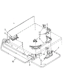 Bleach, Detergent And Rinse Dispenser parts for Kenmore Washer 110.82994300 (11082994300, 110 82994300) from AppliancePartsPros.com