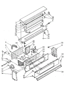 Console Panel parts for Kenmore Washer 110.82994500 (11082994500, 110 82994500) from AppliancePartsPros.com