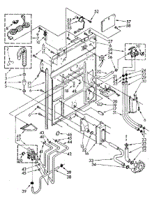 Rear Panel parts for Kenmore Washer 110.82994500 (11082994500, 110 82994500) from AppliancePartsPros.com