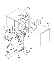 Tub Assembly Parts parts for Kenmore Dishwasher 665.744520 (665744520, 665 744520) from AppliancePartsPros.com