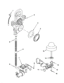 Fill And Overfill Parts parts for Kenmore Dishwasher 665.76972K602 (66576972K602, 665 76972K602) from AppliancePartsPros.com