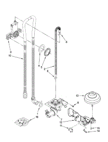 Fill And Overfill Parts parts for Kenmore Dishwasher 665.77922K700 (66577922K700, 665 77922K700) from AppliancePartsPros.com