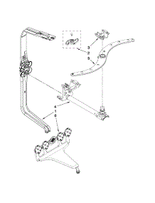 Upper Wash And Rinse Parts parts for Kenmore Dishwasher 665.77969K704 (66577969K704, 665 77969K704) from AppliancePartsPros.com