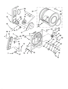 Bulkhead Parts, Optional Parts (Not Included) parts for Kenmore Dryer 110.78652700 (11078652700, 110 78652700) from AppliancePartsPros.com