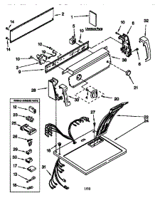 Top And Console Parts parts for Kenmore Dryer 110.78702890 (11078702890, 110 78702890) from AppliancePartsPros.com