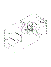 Door Parts parts for Kenmore Dryer 110.79132410 (11079132410, 110 79132410) from AppliancePartsPros.com