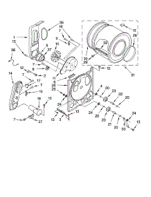 Bulkhead Parts, Optional Parts (Not Included) parts for Kenmore Dryer 110.79422800 (11079422800, 110 79422800) from AppliancePartsPros.com