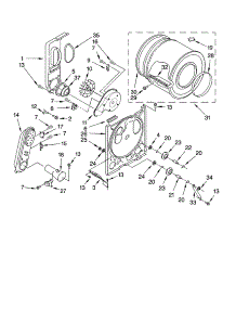 Bulkhead Parts, Optional Parts (Not Included) parts for Kenmore Dryer 110.79422801 (11079422801, 110 79422801) from AppliancePartsPros.com