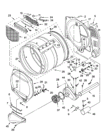 Bulkhead Parts parts for Kenmore Dryer 110.79732800 (11079732800, 110 79732800) from AppliancePartsPros.com