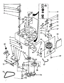 Drive Parts parts for Kenmore Washer 110.82383110 (11082383110, 110 82383110) from AppliancePartsPros.com