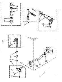 Water System Parts (Non-Suds) parts for Kenmore Washer 110.82383410 (11082383410, 110 82383410) from AppliancePartsPros.com