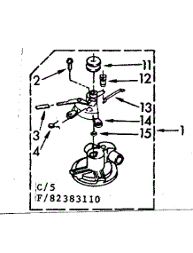 Water Pump Parts parts for Kenmore Washer 110.82383410 (11082383410, 110 82383410) from AppliancePartsPros.com
