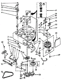 Drive Parts parts for Kenmore Washer 110.82383620 (11082383620, 110 82383620) from AppliancePartsPros.com