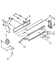 Console parts for Kenmore Washer 110.82403100 (11082403100, 110 82403100) from AppliancePartsPros.com