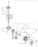 Brake, Clutch, Gearcase, Motor And Pump Parts